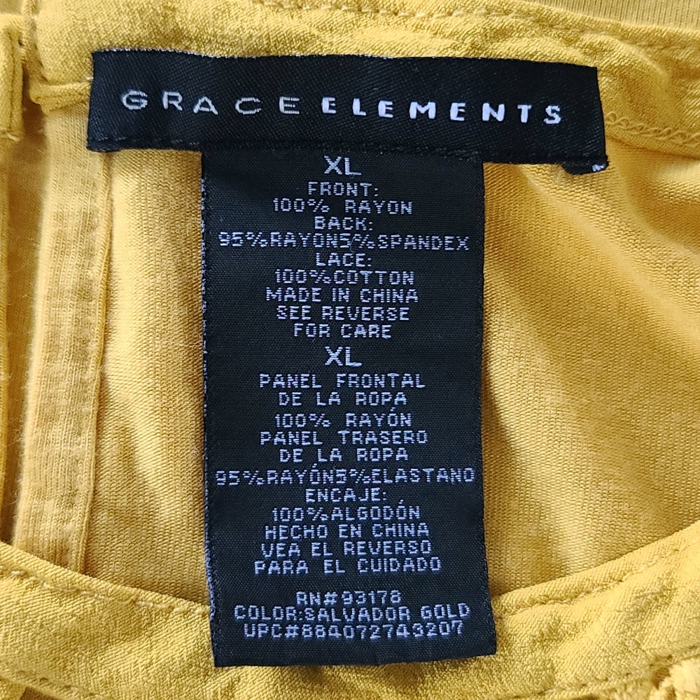 Grace Elements Blouse Size Xl - image 7